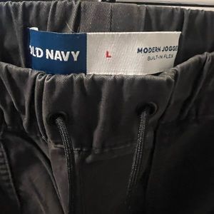 Men's Old Navy modern joggers gray L- NWT